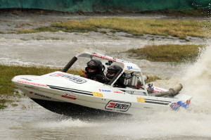 Peter Caughey put in some fast times at Featherston today (photo, Ian Thornton)