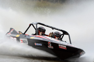 Peter Caughey and his ENZED boat set ‘fastest time’ at Hastings