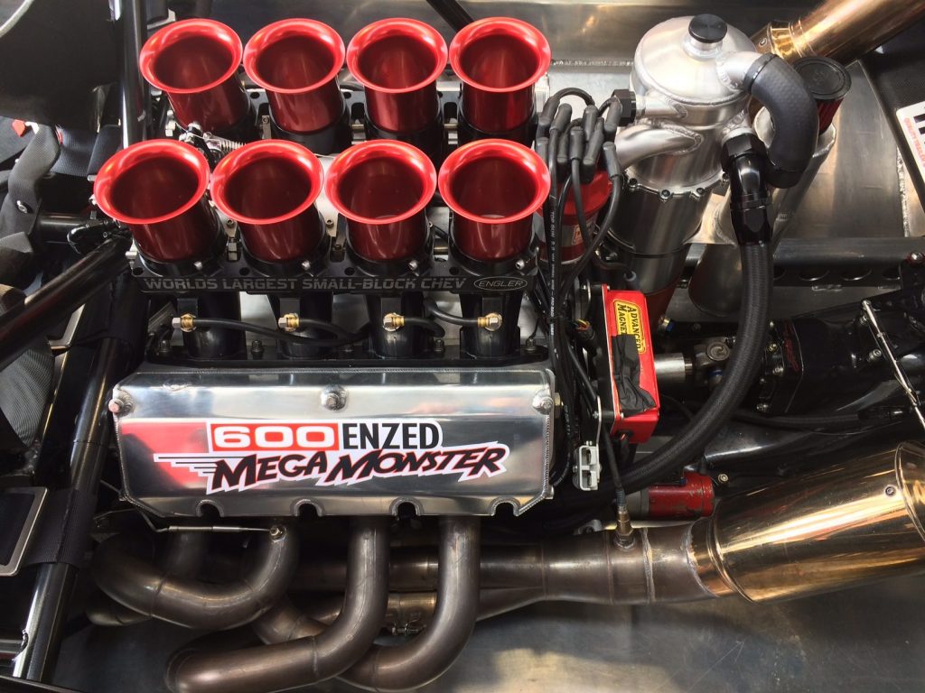 Worlds largests small block chev The ENZED team's new 600ci motor debuts at Whanganui